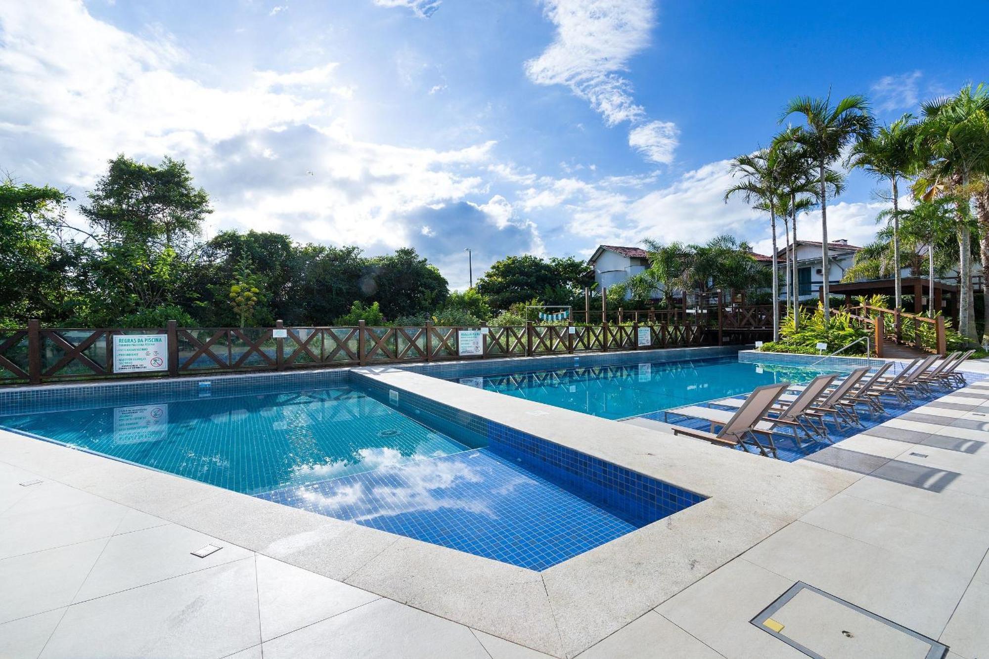 Varandas Do Atlantico 101A - Excelente Apartamento Em Condominio De Luxo A Beira Mar - Piscina Climatizada - Academia - Bombinhas Dış mekan fotoğraf