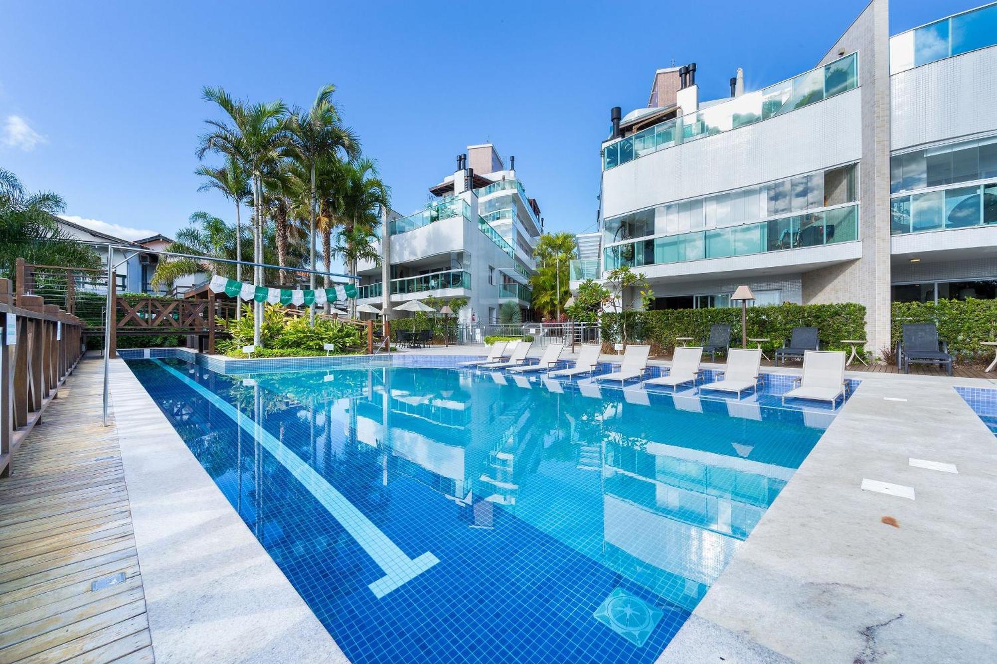 Varandas Do Atlantico 101A - Excelente Apartamento Em Condominio De Luxo A Beira Mar - Piscina Climatizada - Academia - Bombinhas Dış mekan fotoğraf