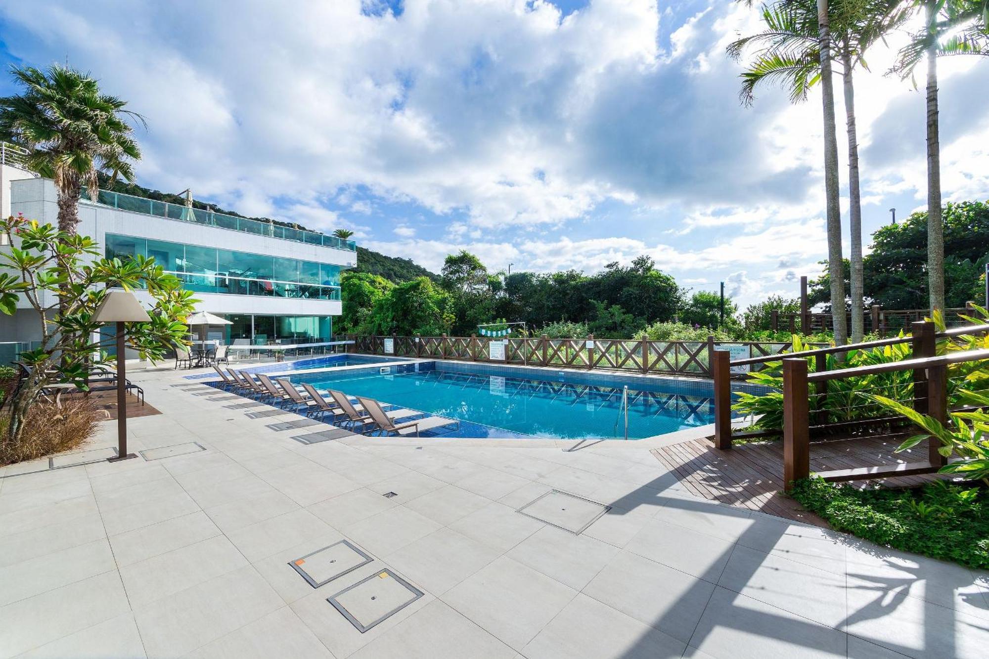 Varandas Do Atlantico 101A - Excelente Apartamento Em Condominio De Luxo A Beira Mar - Piscina Climatizada - Academia - Bombinhas Dış mekan fotoğraf