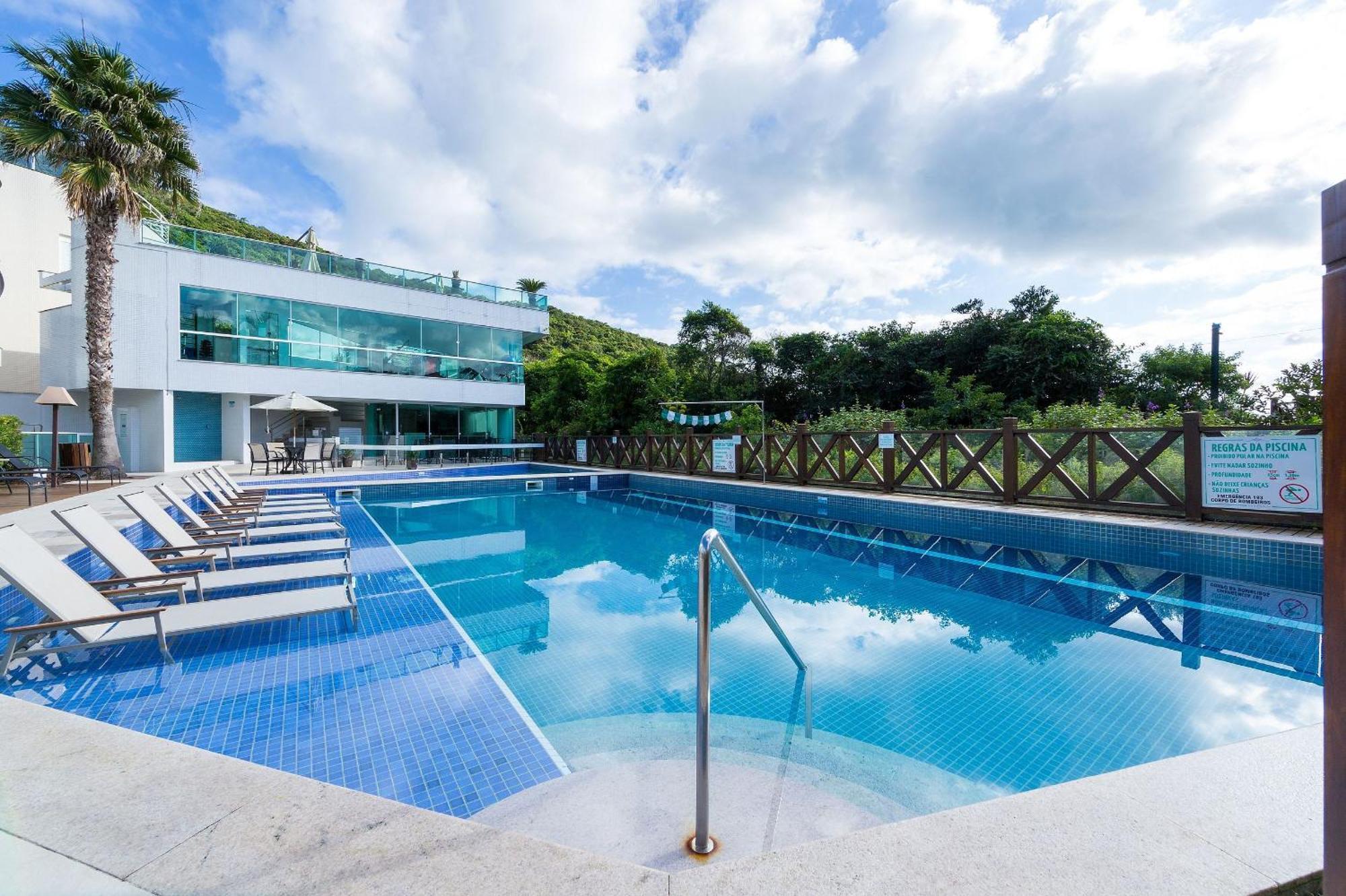 Varandas Do Atlantico 101A - Excelente Apartamento Em Condominio De Luxo A Beira Mar - Piscina Climatizada - Academia - Bombinhas Dış mekan fotoğraf