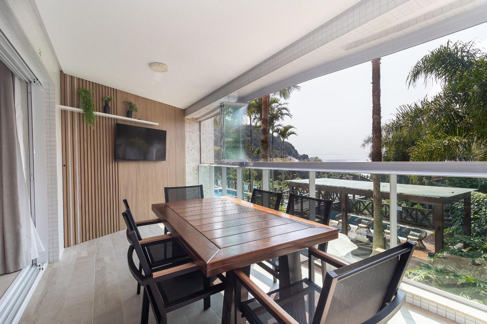 Varandas Do Atlantico 101A - Excelente Apartamento Em Condominio De Luxo A Beira Mar - Piscina Climatizada - Academia - Bombinhas Dış mekan fotoğraf