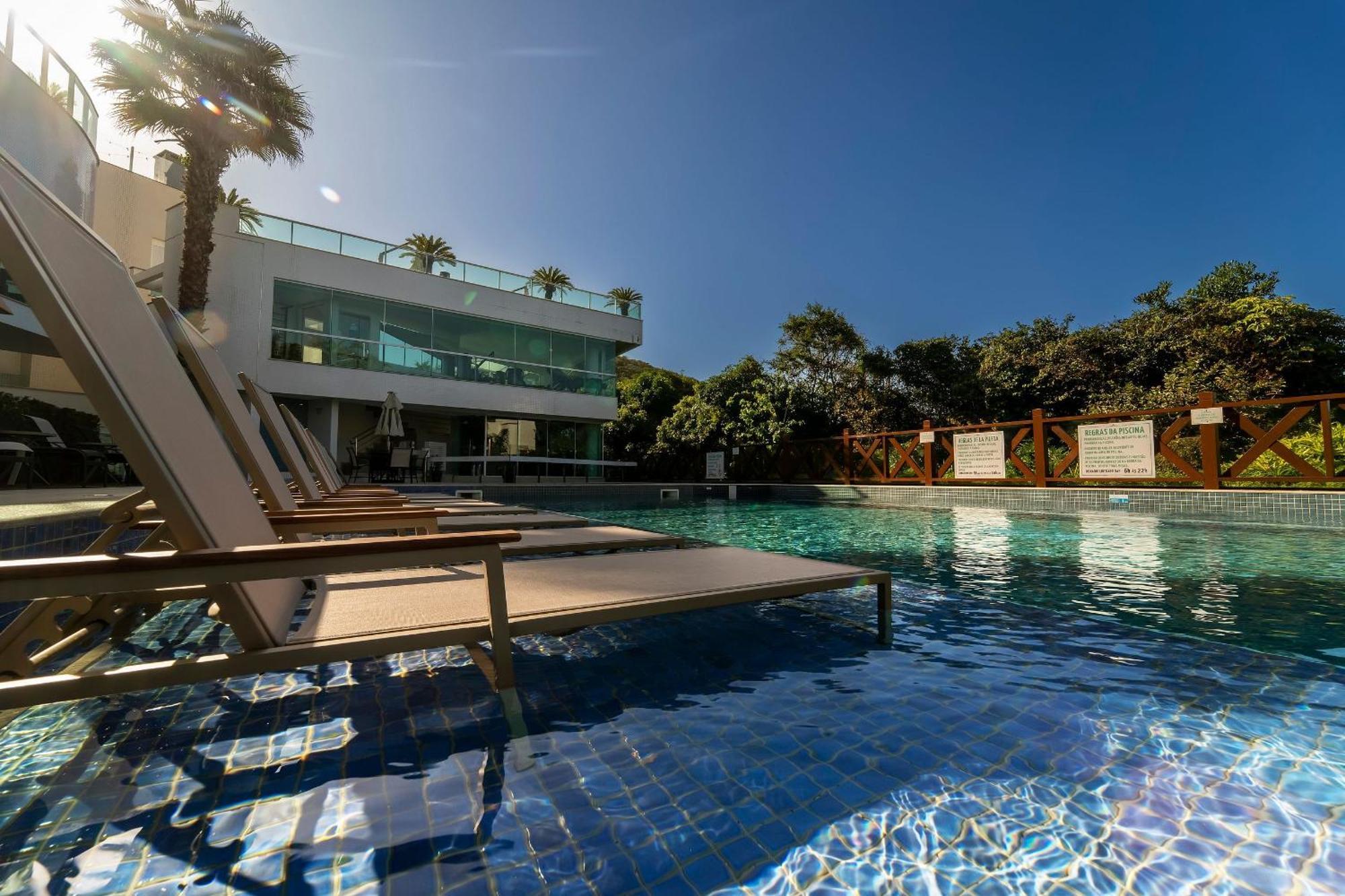Varandas Do Atlantico 101A - Excelente Apartamento Em Condominio De Luxo A Beira Mar - Piscina Climatizada - Academia - Bombinhas Dış mekan fotoğraf