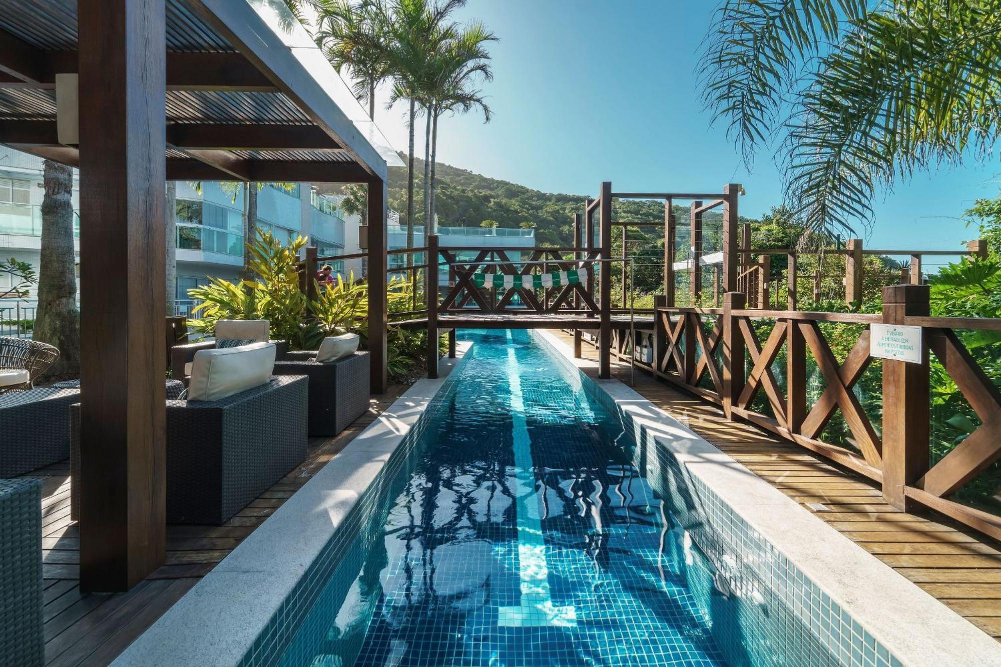 Varandas Do Atlantico 101A - Excelente Apartamento Em Condominio De Luxo A Beira Mar - Piscina Climatizada - Academia - Bombinhas Dış mekan fotoğraf